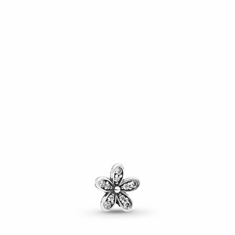 Pandora Sparkling Daisy Petite Locket Charm Sale NZ, Sterling Silver (361702-BVU)